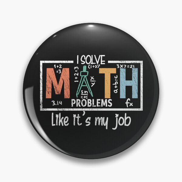 Item preview, Math Teacher Shirt – I Solve Math Problems Like It’s My Job designed and sold by LarryMBrown.
