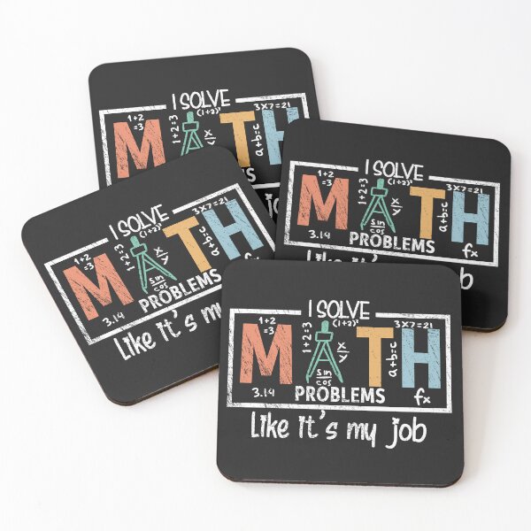 Item preview, Math Teacher Shirt – I Solve Math Problems Like It’s My Job designed and sold by LarryMBrown.