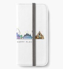Meet me at my Happy Place Vector Orlando Theme Park Illustration Design iPhone Wallet/Case/Skin
