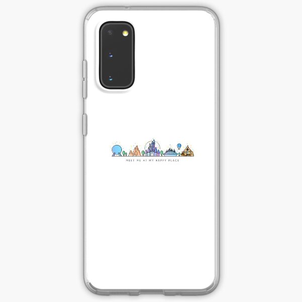 Meet me at my Happy Place Vector Orlando Theme Park Illustration Design Samsung Galaxy Soft Case