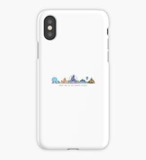 Meet me at my Happy Place Vector Orlando Theme Park Illustration Design iPhone Case