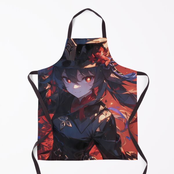 Item preview, Hu Tao Genshin Impact mischievous anime girl crimson flames playful spirit designed and sold by HumbertoValveno.