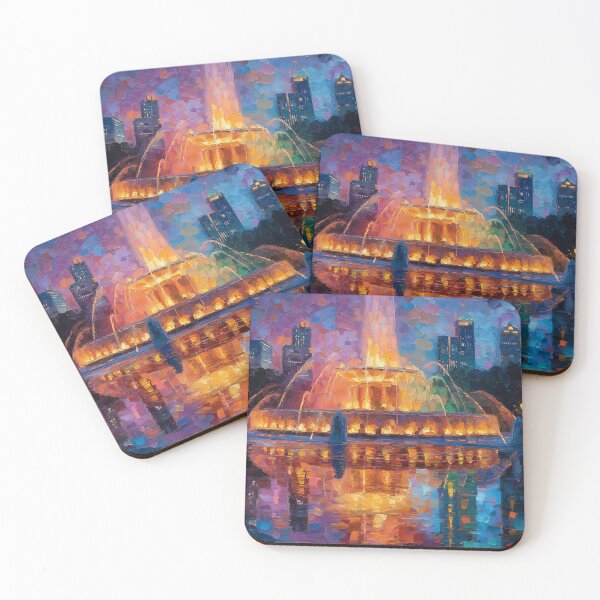 Item preview, The Fountain at Twilight designed and sold by ArgentoArt.