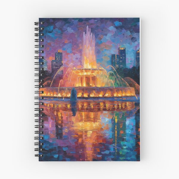 Item preview, The Fountain at Twilight designed and sold by ArgentoArt.