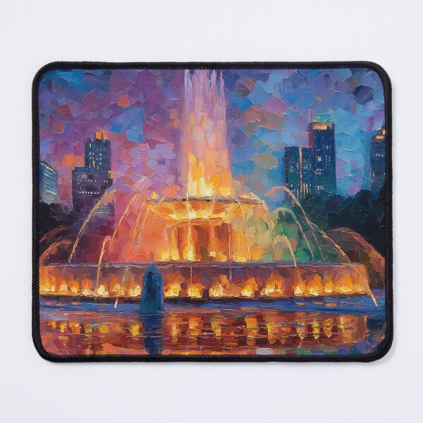 Item preview, The Fountain at Twilight designed and sold by ArgentoArt.