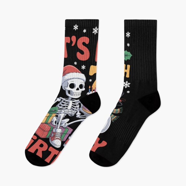 Item preview, It's My 75th Birthday Skeleton Snowman Merry Christmas Day designed and sold by tabdejinti.