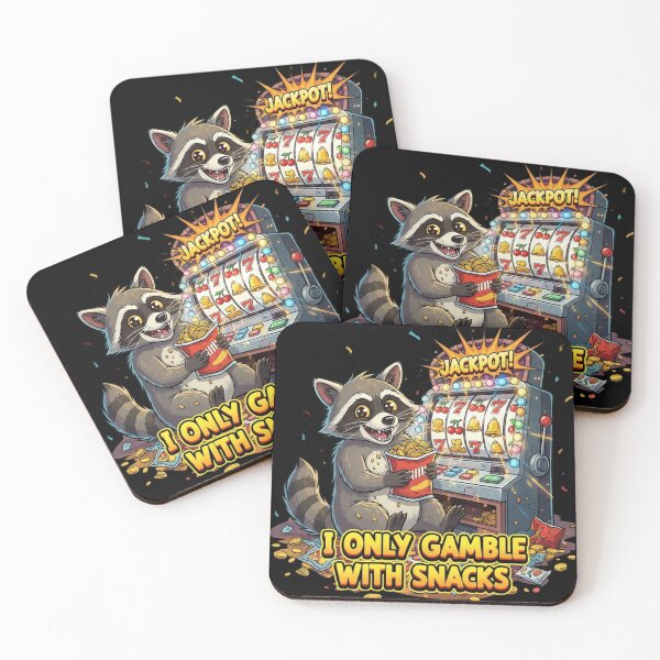 Item preview, I Only Gamble with Snacks – Funny Food Lover Design designed and sold by GiftedExplorer.