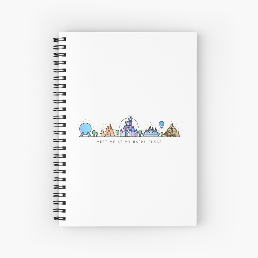 Meet me at my Happy Place Vector Orlando Theme Park Illustration Design  Art Print for Sale by tachadesigns