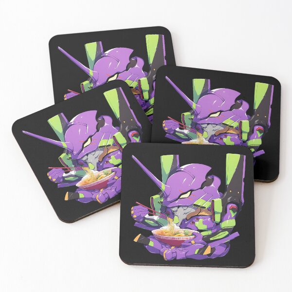 Item preview, Neon Genesis Evangelion Unit 01 Evangelion Anime Mecha Chibi Ramen designed and sold by Raslbazola.