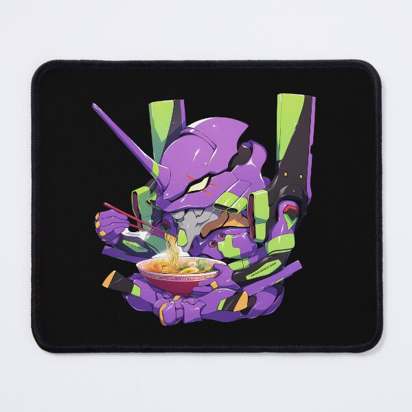 Item preview, Neon Genesis Evangelion Unit 01 Evangelion Anime Mecha Chibi Ramen designed and sold by Raslbazola.