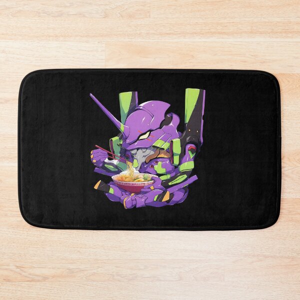 Item preview, Neon Genesis Evangelion Unit 01 Evangelion Anime Mecha Chibi Ramen designed and sold by Raslbazola.