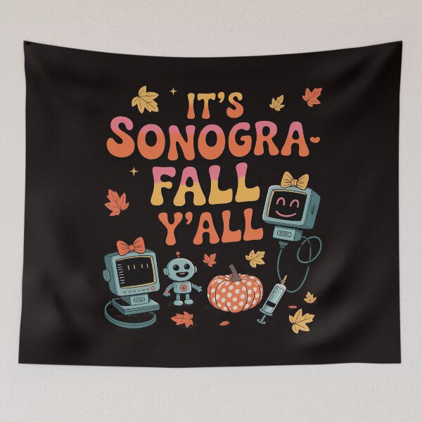 Item preview, It's Sonogra-Fall Y'all Ultrasound Tech Thanksgiving Autumn designed and sold by tabdejinti.
