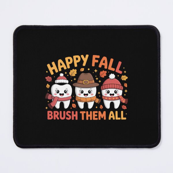Item preview, Happy Fall Brush Them Teeth Dentist Dental Thanksgiving designed and sold by brynatshop.