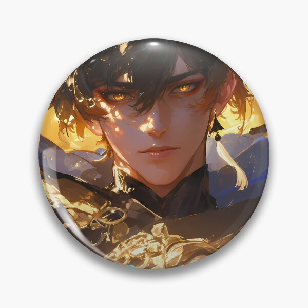 Item preview, Zhongli Golden Geo Archon Regal Power Genshin Impact designed and sold by HumbertoValveno.