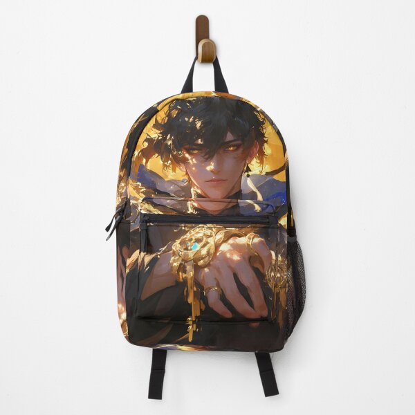 Item preview, Zhongli Golden Geo Archon Regal Power Genshin Impact designed and sold by HumbertoValveno.