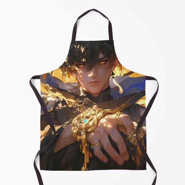 Item preview, Zhongli Golden Geo Archon Regal Power Genshin Impact designed and sold by HumbertoValveno.