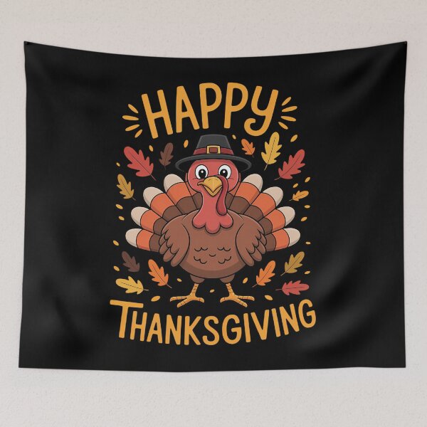 Item preview, Happy thanksgiving for turkey day family designed and sold by brynatshop.