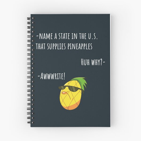 Item preview, AWwwrite Pineapple! designed and sold by BlueRockDesigns.