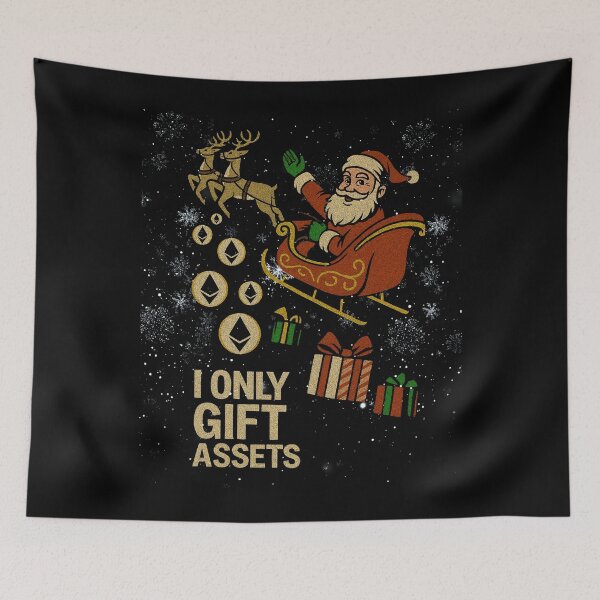 Item preview, Crypto Sleigh Ride™ Santa Dropping ETH Gifts X-Mas designed and sold by Compound Money.
