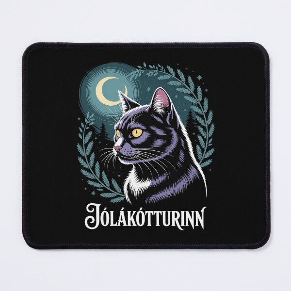 Item preview, Yule Cat Jolakotturinn Icelandic Christmas Cat Love Feline designed and sold by MinaReinger.
