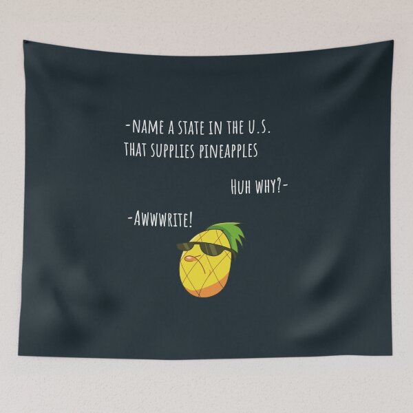 Item preview, AWwwrite Pineapple! designed and sold by BlueRockDesigns.