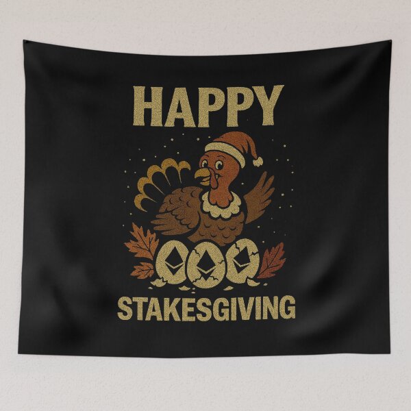 Item preview, Happy Stakesgiving™ Crypto Turkey Ethereum Stakers designed and sold by Compound Money.