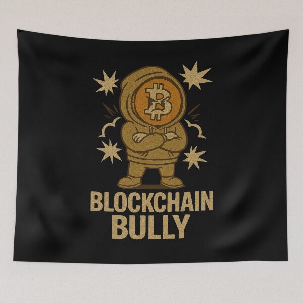 Item preview, Blockchain Bully™ Bitcoin Coin Crypto Streetwear designed and sold by Compound Money.