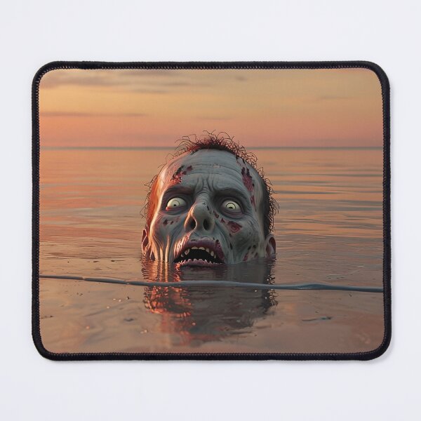 Item preview, Zombie Head On The Beach designed and sold by NightTimeJ.