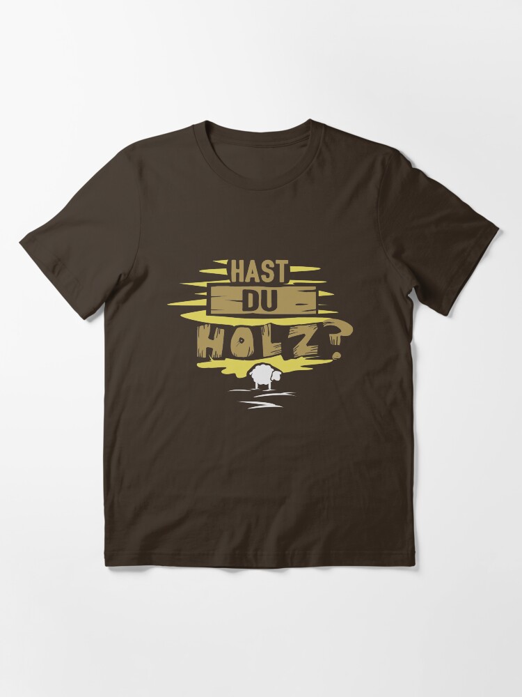 Alternate view of Hast du Holz? - Brettspiel Spruch Geschenk Essential T-Shirt