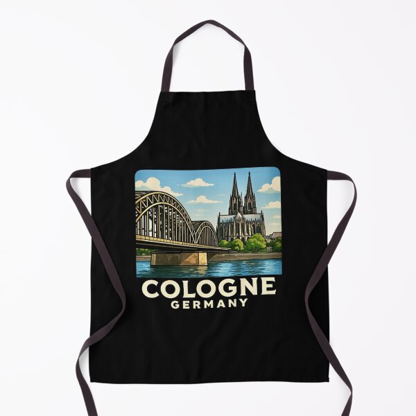 Item preview, Cologne, Germany — Hohenzollern Bridge & Cathedral designed and sold by Myra365Art.