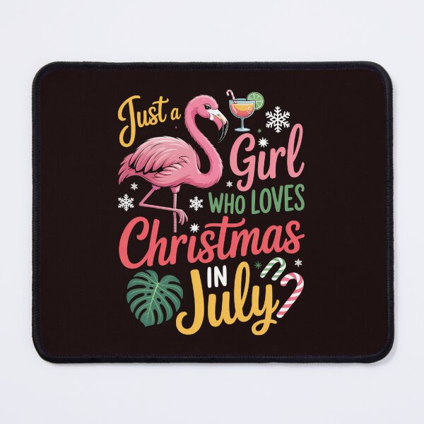Item preview, Just A Girl Who Loves Christmas In July Shirt Girls Summer designed and sold by ticlitule.