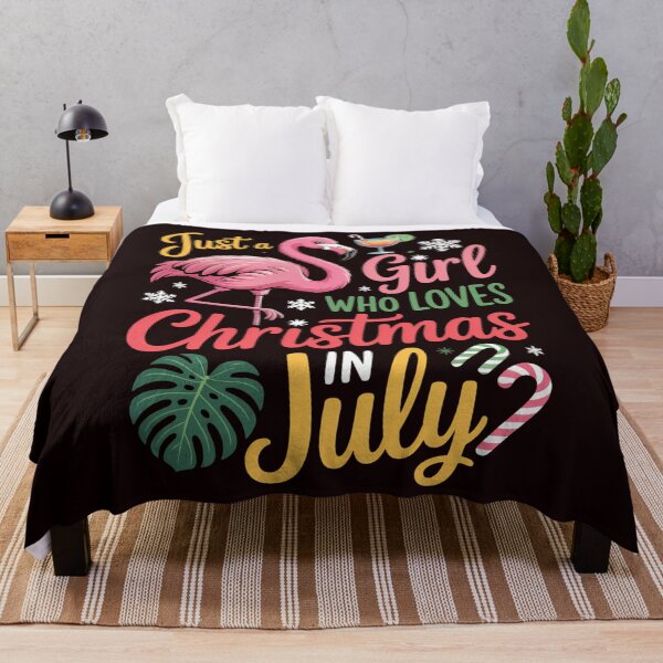 Item preview, Just A Girl Who Loves Christmas In July Shirt Girls Summer designed and sold by ticlitule.