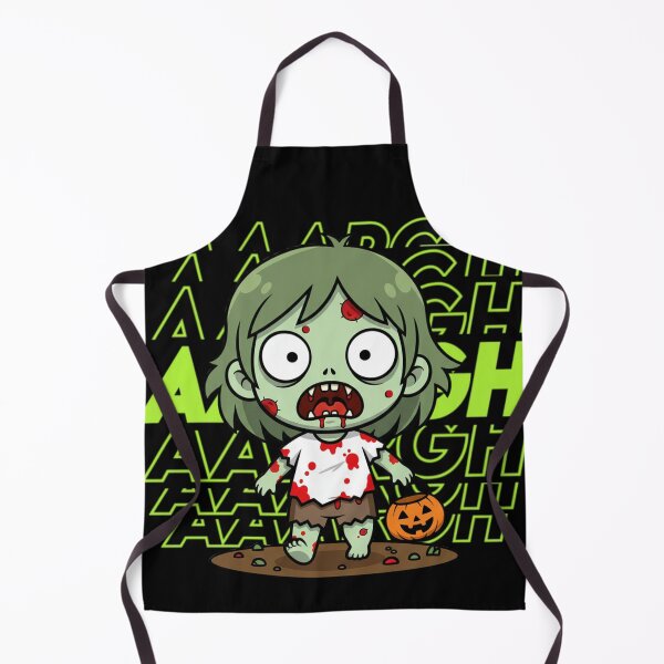 Item preview, Cute Chibi Zombie Halloween Trick or Treat T-Shirt designed and sold by WHITE FLAME PRINTS.