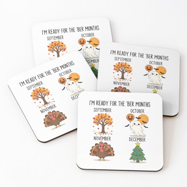 Item preview, I'm Ready For The Ber Months Cute Fall Holiday T-Shirt designed and sold by FestivityFinds.