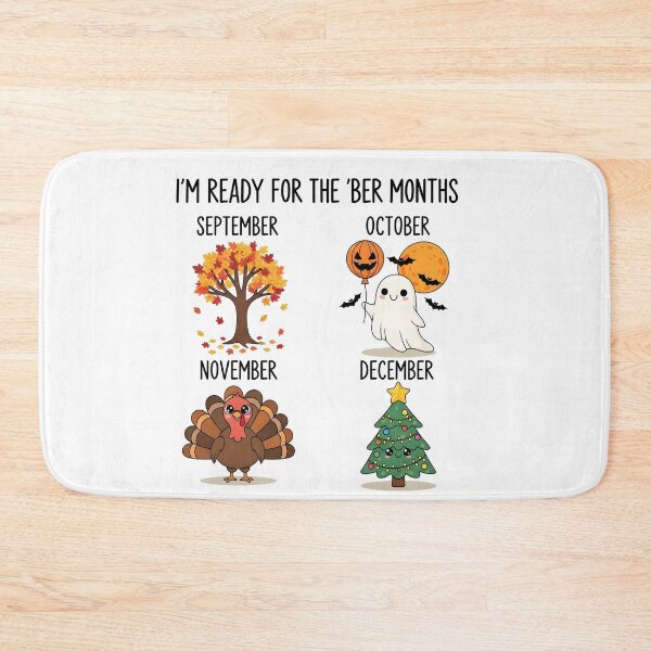 Item preview, I'm Ready For The Ber Months Cute Fall Holiday T-Shirt designed and sold by FestivityFinds.