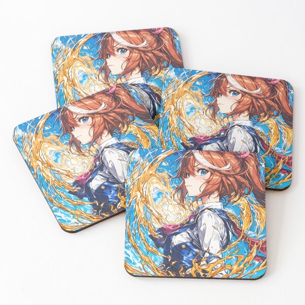 Item preview, Dynamic Tokai Teio Uma Musume Pretty Derby Anime Girl Action Style designed and sold by HumbertoValveno.