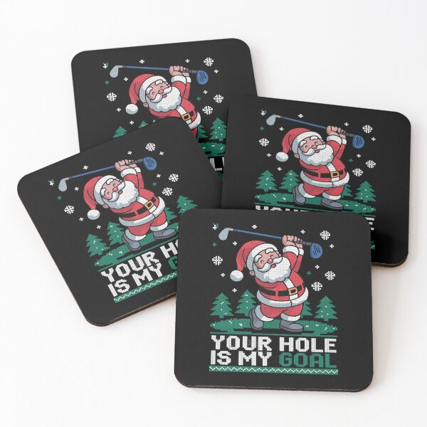 Item preview, Your Hole Is My Goal Santa Claus Golf Ugly Christmas designed and sold by FranzFriesen.