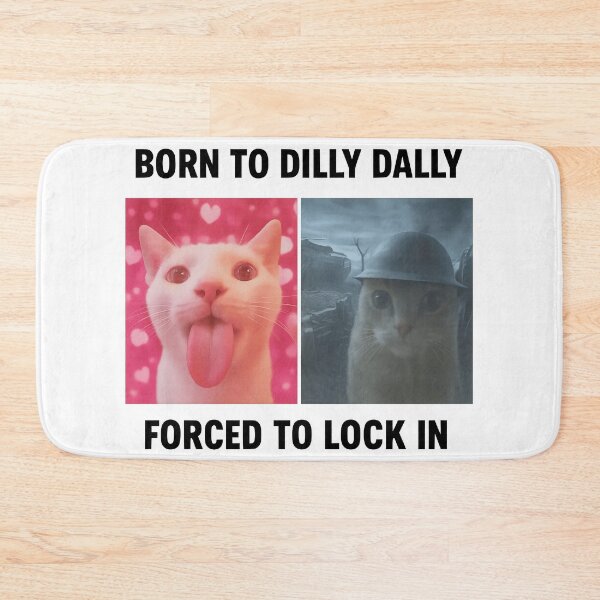 Item preview, Born To Dilly Dally Forced To Lock In T-Shirt, Popular Meme Shirt, Viral Meme Shirt, Offensive Shir designed and sold by DunciOcukino.