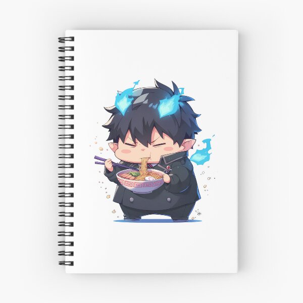 Item preview, Blue Exorcist Yukio Okumura Eating Ramen Hoodie Cool Kawaii Anime designed and sold by Raslbazola.