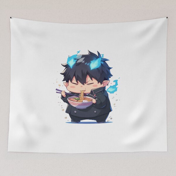 Item preview, Blue Exorcist Yukio Okumura Eating Ramen Hoodie Cool Kawaii Anime designed and sold by Raslbazola.