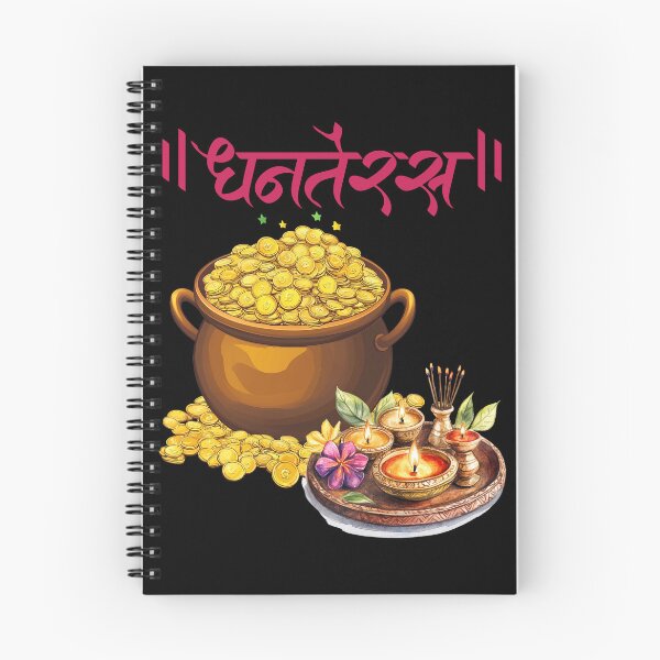 Item preview,  Dhanteras|Shub Dipaavali , Happy Diwali ver 3c| Festival of Lights | Indian Deepavali Celebration with Diyas, Rangoli & Lord Ganesha | Hindu Festival Art & Gifts|yoga designed and sold by CosmicNook1.