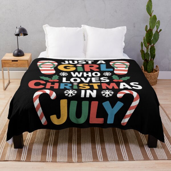 Item preview, Just A Girl Who Loves Christmas In July Women Girls Summer designed and sold by BiellaSar.