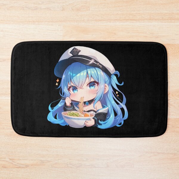 Item preview, Akame Ga Kill Esdeath Eating Ramen Ice Queen Kawaii Anime designed and sold by Raslbazola.