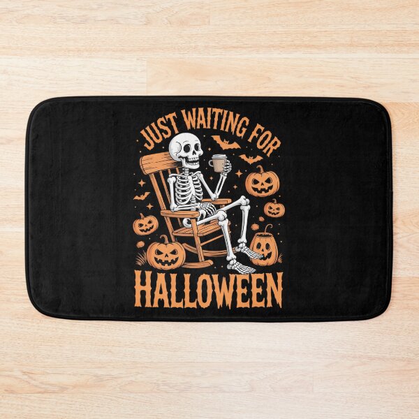 Item preview, Just Waiting For Halloween Skeleton Spooky Vibe Summer designed and sold by BiellaSar.