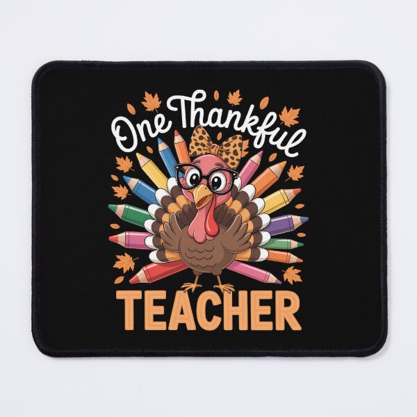 Item preview, One Thankful Teacher Thanksgiving Turkey designed and sold by brynatshop.