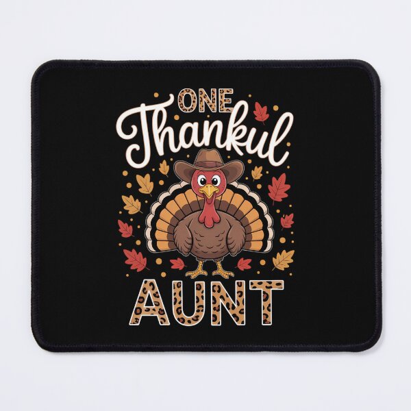 Item preview, One Thankful Aunt Auntie Turkey Thanksgiving Family designed and sold by brynatshop.