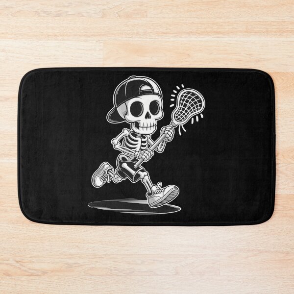 Item preview, Kid Halloween Skeleton Playing Lacrosse Sport Player Costume designed and sold by BiellaSar.