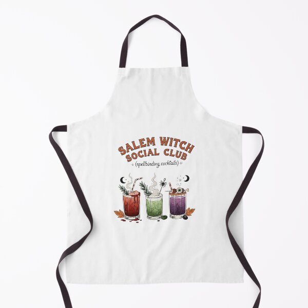 Item preview, Salem Witch Social Club Retro Halloween Cocktails T-Shirt designed and sold by FestivityFinds.