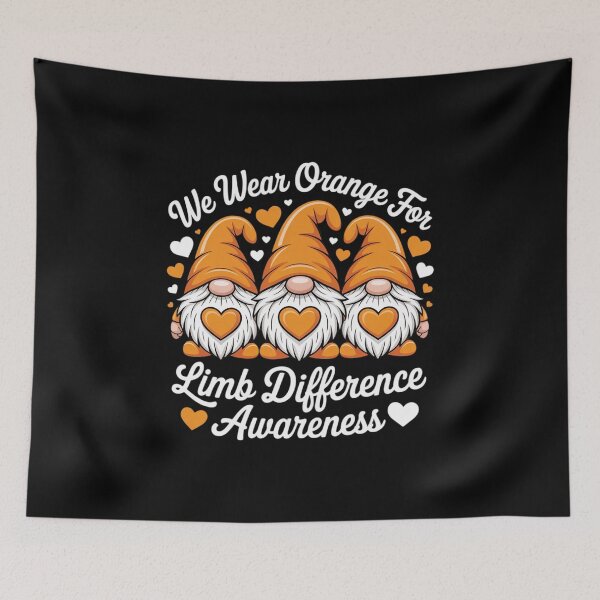 Item preview, Limb Difference Awareness Gnomes Ribbon Cute designed and sold by HaileyRobel.