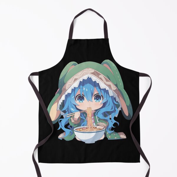 Item preview, Yoshino Himekawa Eating Ramen Date A Live Chibi Anime designed and sold by Raslbazola.